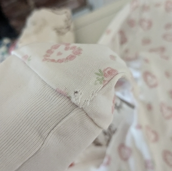 Kissy Kissy | girls pajama set pink hearts pima cotton - Picture 5 of 5